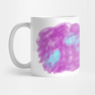 Purple pink watercolor art Mug